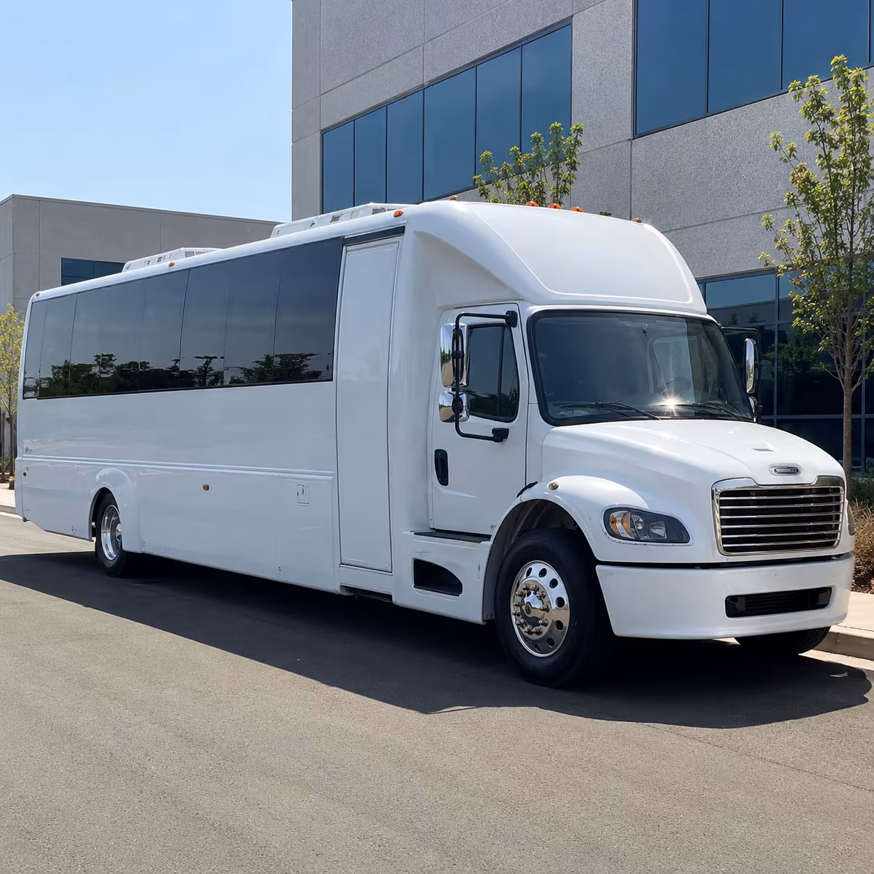 logan 25 passenger party bus