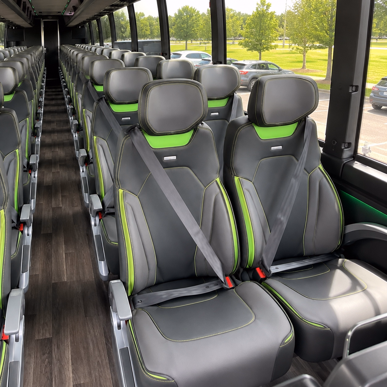 logan long distance transportation onboard seating