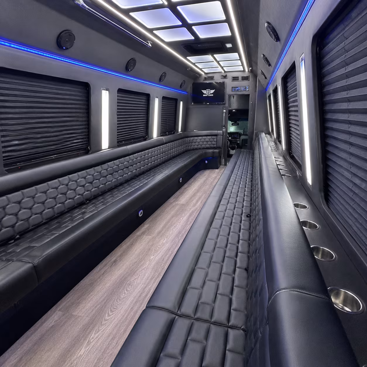 logan party bus rentals inside