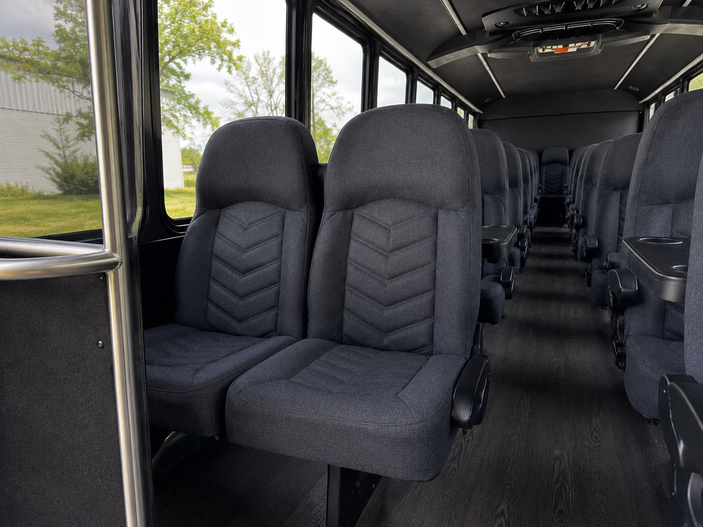 logan prom transportation onboard seating