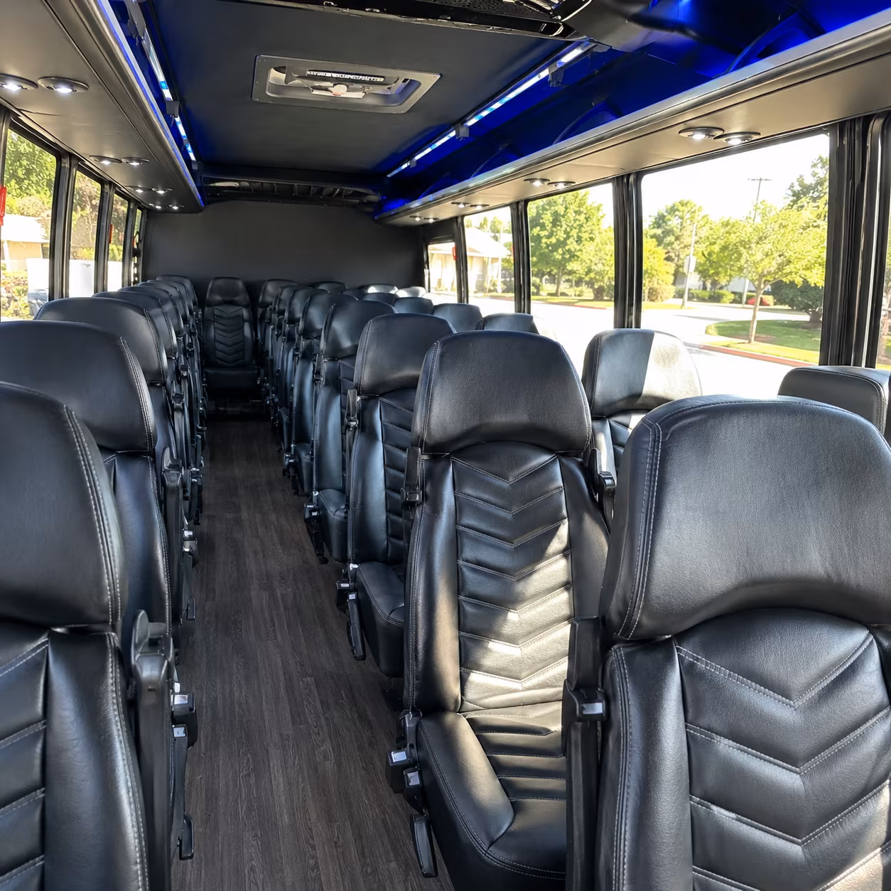 logan religious group transportation onboard seating