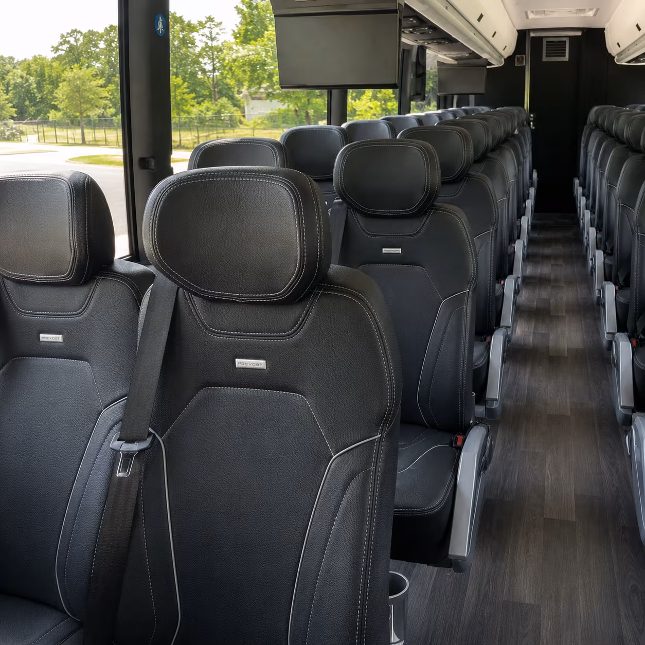 logan wedding transportation onboard seating