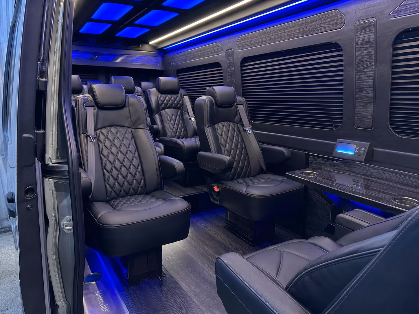 sprinter van transportation for groups and events across logan