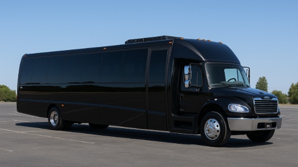 Exterior of Charter Bus Company Logan's 15 Passenger Minibus in Logan