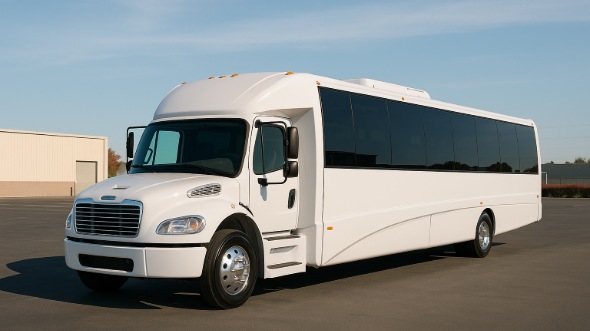 Exterior of Charter Bus Company Logan's 20 Passenger Mini bus in Logan