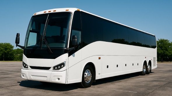 Exterior of Charter Bus Company Logan's 54 Passenger Charter Bus in Logan