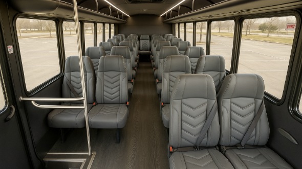 logan 18 passenger minibus inside