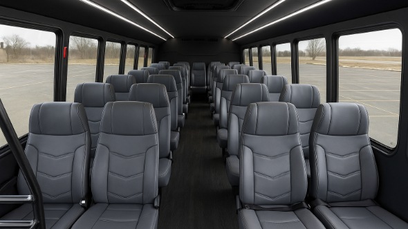 logan 20 passenger minibus inside
